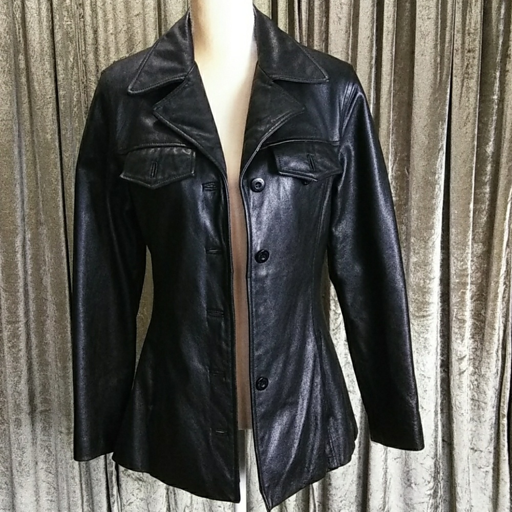 Wilson's Leather Black Maxima Jacket - Picture 1 of 8